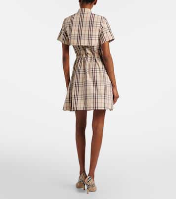 Minikleid Burberry Check aus Baumwolle | Burberry