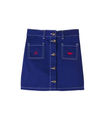 x Kitsuné Laurine denim skirt | Bonpoint