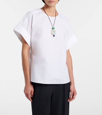 Fassia cotton poplin blouse | Joseph