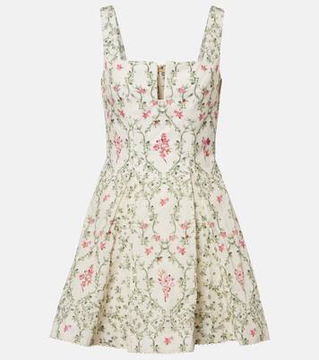 Agua floral cotton minidress | Agua by Agua Bendita