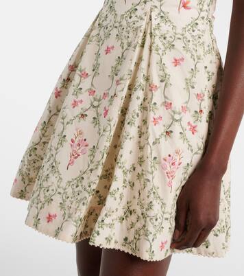 Agua floral cotton minidress | Agua by Agua Bendita