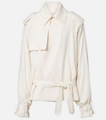 Elva cropped trench coat | The Frankie Shop