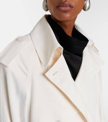 Elva cropped trench coat | The Frankie Shop