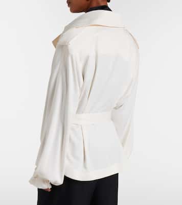 Elva cropped trench coat | The Frankie Shop