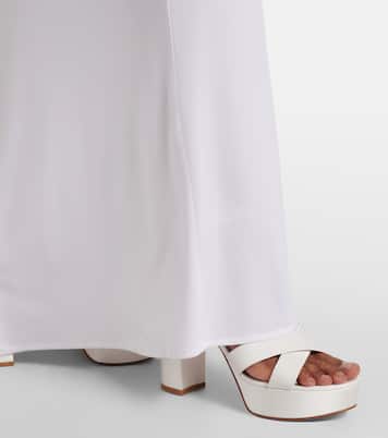 Sabrina satin platform sandals | Gianvito Rossi