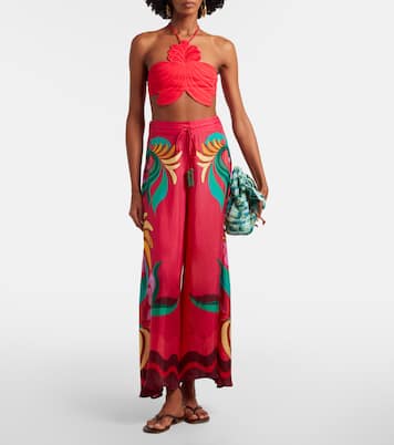 Banana Queen printed palazzo pants | Farm Rio
