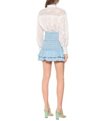 Sydney floral cotton miniskirt | Simkhai