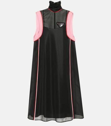 Mesh midi dress | Prada