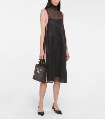 Mesh midi dress | Prada