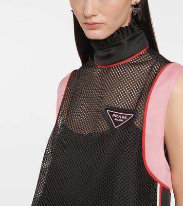 Mesh midi dress | Prada