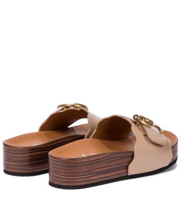 Pantoletten aus Leder | Chloé