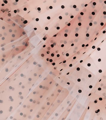 Polka dotted tulle skirt | Monnalisa