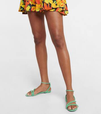 Mafaldina Spikes leather sandals | Christian Louboutin