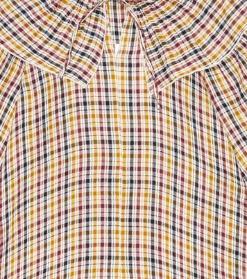 Berenice checked cotton dress | The New Society