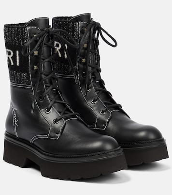 Leather lace-up boots | Amiri