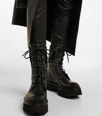Leather lace-up boots | Amiri
