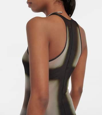 Robe midi imprimée | Rick Owens