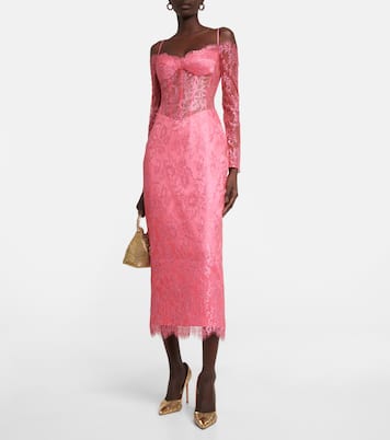 Corset lace midi dress | Rasario