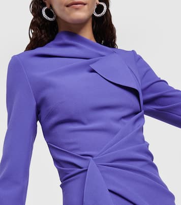 Robe longue Avery en crêpe | Safiyaa