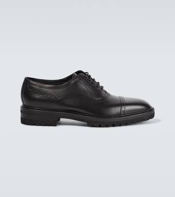 Norton leather Oxford shoes | Manolo Blahnik