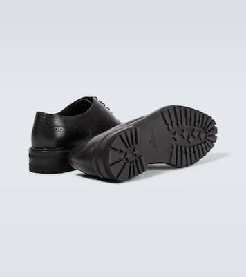 Norton leather Oxford shoes | Manolo Blahnik