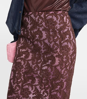 Slacy lace midi skirt | Dries Van Noten