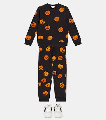 Printed cotton sweatshirt and sweatpants set | Stella McCartney Kids