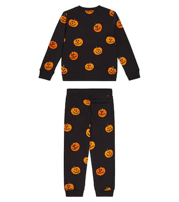 Printed cotton sweatshirt and sweatpants set | Stella McCartney Kids