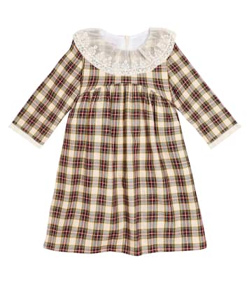 Tartan cotton dress | La Coqueta
