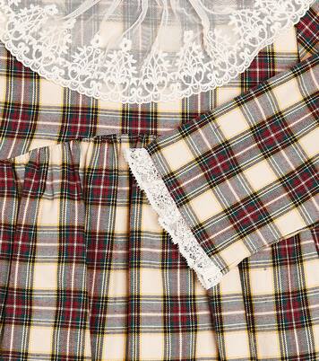Tartan cotton dress | La Coqueta
