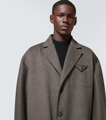 Wool and cashmere overcoat | Bottega Veneta