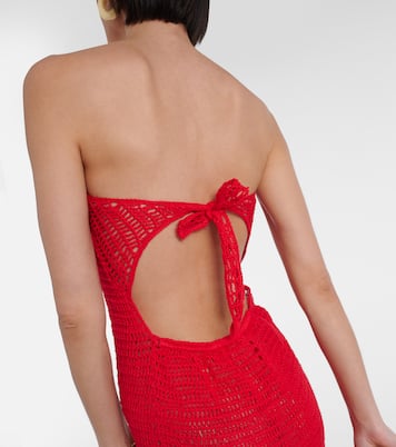 Bustier-Kleid Camellia aus Häkelstrick | Anna Kosturova