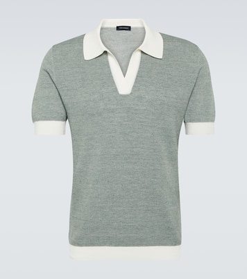 Polohemd aus Baumwolle und Leinen | Thom Sweeney