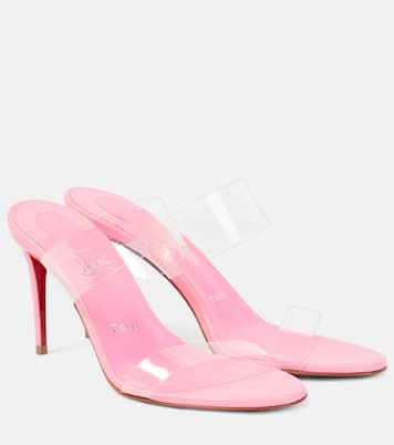 Just Nothing 85 PVC mules | Christian Louboutin