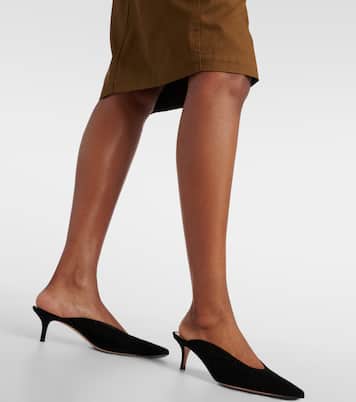 Suede mules | Gianvito Rossi