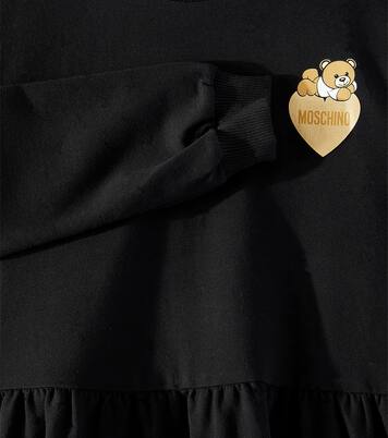 Robe Teddy Bear en coton mélangé | Moschino Kids