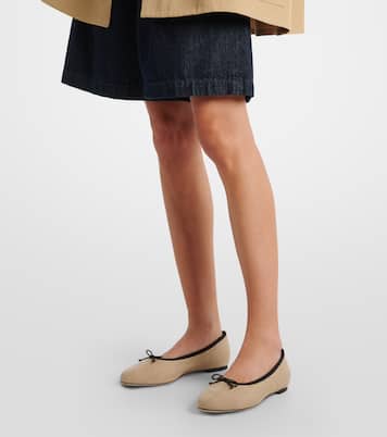 x Tabitha Simmons Misty canvas ballet flats | Malone Souliers