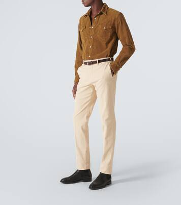 Slim Hose aus Baumwollcord | Slowear