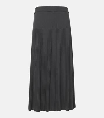 Knitted wool midi skirt | Joseph