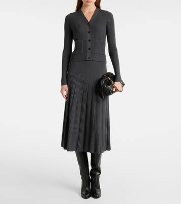 Knitted wool midi skirt | Joseph