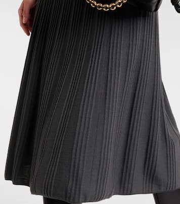 Knitted wool midi skirt | Joseph