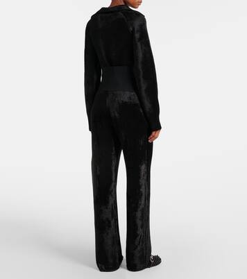 Pantalon droit en velours | Alaïa