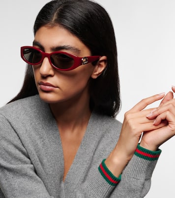 Hailey oval sunglasses | Gucci