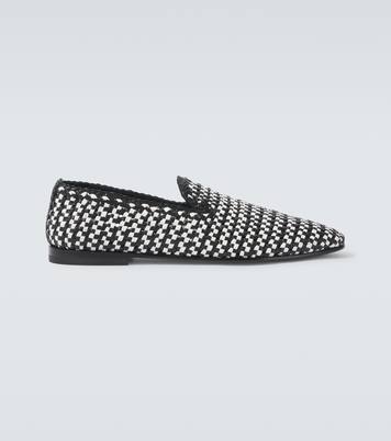 Woven leather slip-on shoes | Dolce&Gabbana
