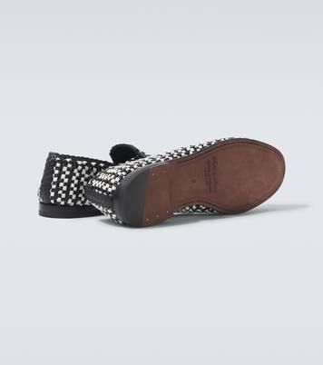 Woven leather slip-on shoes | Dolce&Gabbana