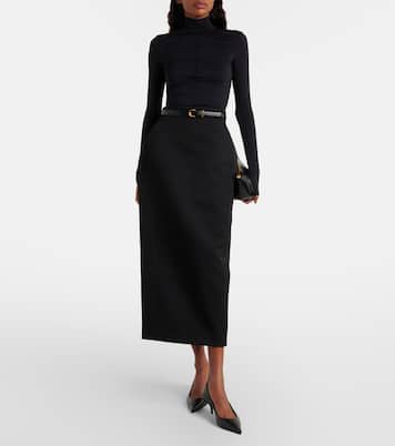 x RHW Web midi skirt | Wardrobe.NYC