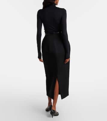 x RHW Web midi skirt | Wardrobe.NYC