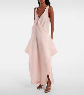 Loop 35 snake-effect leather sandals | Khaite