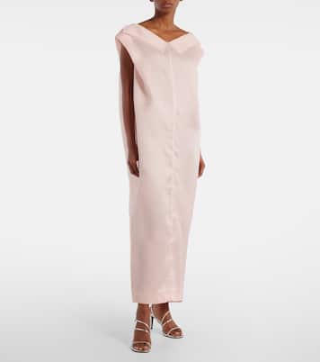 Selwyn silk gazar maxi dress | Khaite