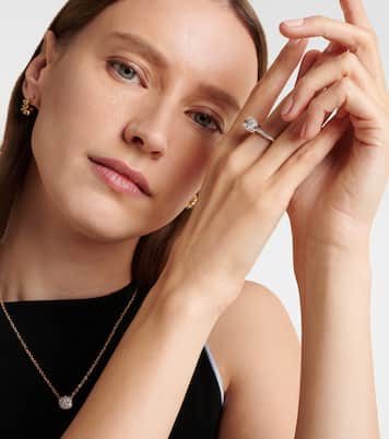 Ring Nudo Petit aus 18kt Weißgold mit Diamanten | Pomellato